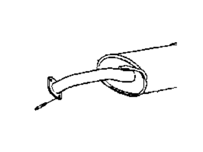 Hyundai 28700-29053 Tail With Muffler Pipe