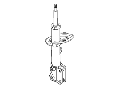 Kia 546512E201 Front Shock Absorber Assembly, Left