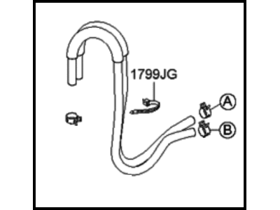Hyundai 25418-25000 Hose Assembly-Automatic Transaxle Oil Cooling(Feed