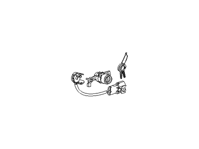 Hyundai 81980-1EA00 Front Door Lock Assembly, Right