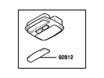 Hyundai 92830-39001-BU Room Lamp Assembly