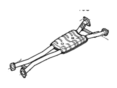 Hyundai 28650-3M100 Center Exhaust Pipe