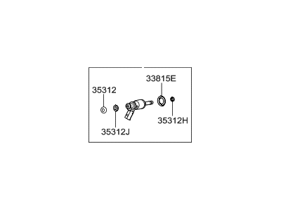 Hyundai 35310-04AA0 Injector Assembly-Fuel