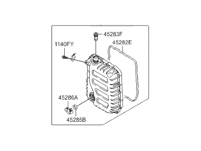 Kia 452803B010 Cover-Valve Body