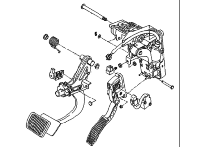 Hyundai 32800-4D100 Pedal Assembly-Brake