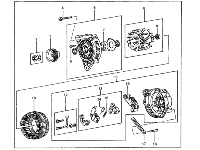 Hyundai 37300-21030 Generator Assembly