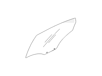 Hyundai 83421-1R010 Glass-Rear Door Window, RH