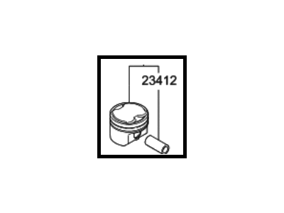 Hyundai 23410-2G200 Piston & Pin Assembly