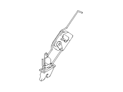 Hyundai 81240-2D200 Tail Gate Latch Assembly