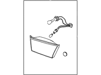 Hyundai 92403-3K000 Lamp Assembly-Rear Combination Inside, LH