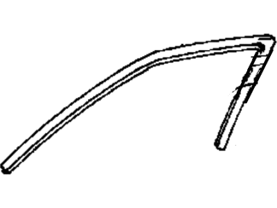 Hyundai 82530-34002 Run-Front Door Window Glass LH