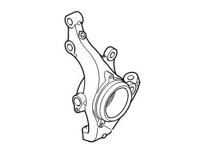 Hyundai 51715-2V000 Knuckle-Front Axle, LH