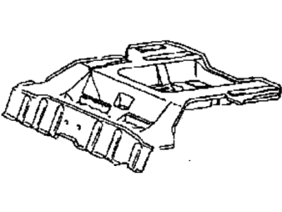Hyundai 65511-24200 Panel-RR Floor