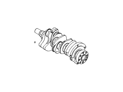 Kia 2311037300 CRANKSHAFT