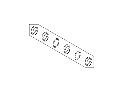Hyundai 21020-35971 Bearing Set-Crank Shaft