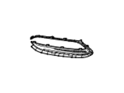 Hyundai 86567-B1500 Piece-Front Bumper Guard Lower, LH