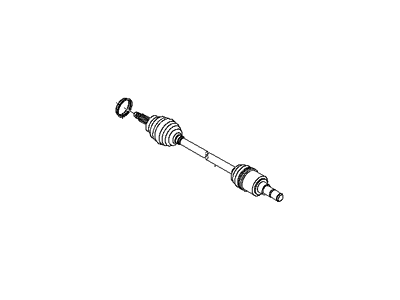 Hyundai 49650-2M100 Shaft Assembly-Drive Rear, RH