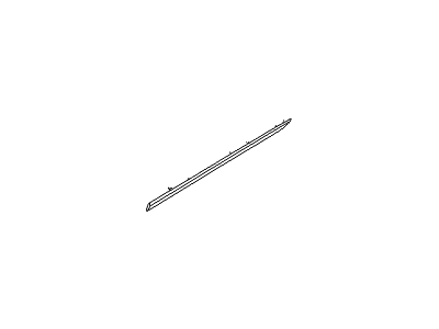 Hyundai 87722-B1000 Moulding Assembly-Waist Line Rear Door, RH
