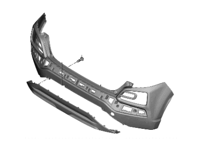 Hyundai 86610-J9000 Rear Bumper Cover