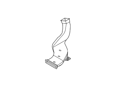 Hyundai 97370-F3000 Duct-Rear Heating, RH
