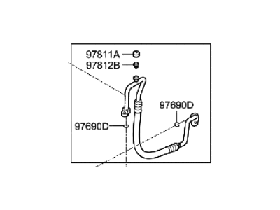 Hyundai 97762-D2550 Hose-Discharge