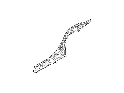 Hyundai 65657-D2000 Panel-Rear Floor Side Sill, LH