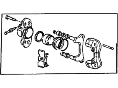 Hyundai 58181-21300 CALIPER Kit-Front Brake, RH