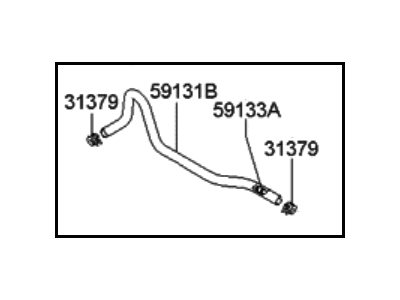 Hyundai 58670-26000 Hose-Vacuum
