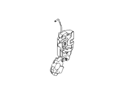 Hyundai 81310-26020 Latch & ACTUATOR Assembly-Front Door, L