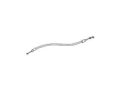 Hyundai 81372-26000 Front Door Inside Handle Cable Assembly, Right