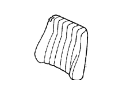 Hyundai 88460-34000-HDH Front Right-Hand Seat Back Covering Assembly