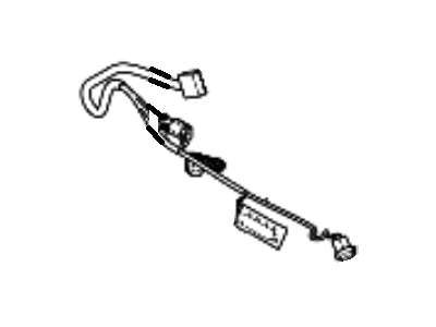 Hyundai 92590-S8010 HOLDER & WIRING-LICENSE LAMP