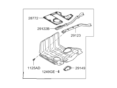 Hyundai 29120-2T100 Cover-Side, RH