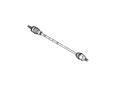 Hyundai 49501-2S250 Shaft Assembly-Drive, RH