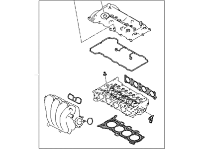 Hyundai 20920-2EA01 Gasket Kit-Engine Overhaul Upper