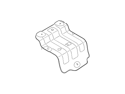 Hyundai 28796-C1000 Protector-Heat Rear, RH