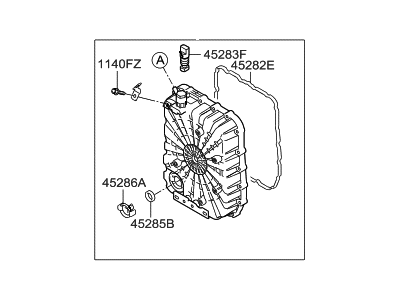 Kia 452803D100 Cover-Valve Body