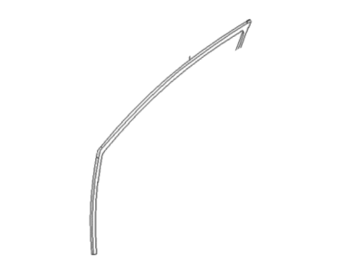 Hyundai 82530-3Q000 Run Assembly-Front Door Window Glass LH