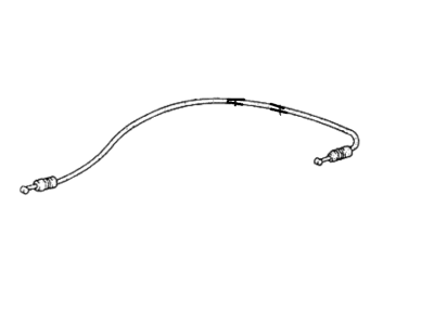 Hyundai 81580-21100 Cable Assembly-Fuel Filler Door