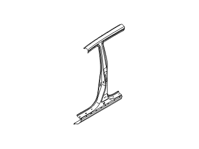 Hyundai 71402-0WB50 Pillar Assembly-Center Outer, RH