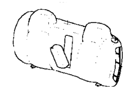 Hyundai 89370-38600-GBN Rear Seat Back Cover