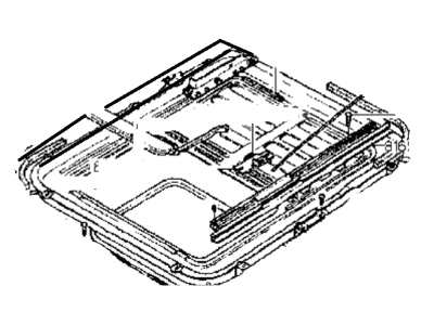Hyundai 81623-33000 Seal-Tape Sunroof