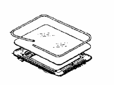 Hyundai 81610-34001 Sunroof Glass Panel Assembly