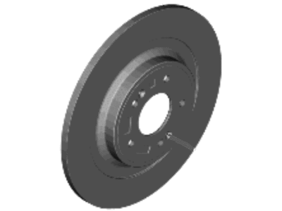 Hyundai 58411-K5000 DISC ASSY-RR BRAKE