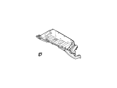 Hyundai 84540-B1001-RNB Cover Assembly-Glove Box Upper