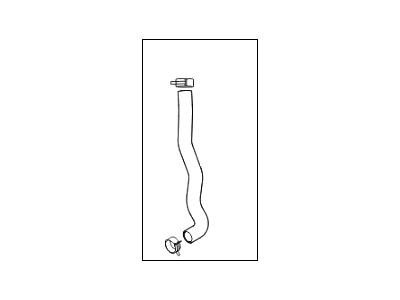 Hyundai 25415-3R200 Hose Assembly-Radaator, Lower