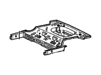 Hyundai 65500-21222 Panel Complete-Rear Floor