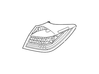 Hyundai 92420-3M050 Lens & Housing-Rear Combination Outside Lamp, RH