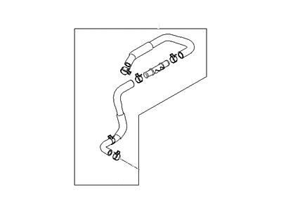 Hyundai 97311-2E000 Hose-Heater Coolant Inlet