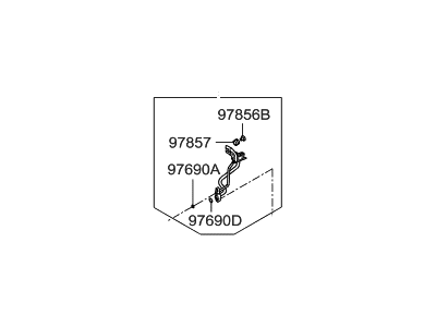 Hyundai 97761-2B000 Tube-Liquid